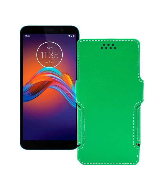 Чохол-книжка з екошкіри для телефону Motorola Moto E6 Play