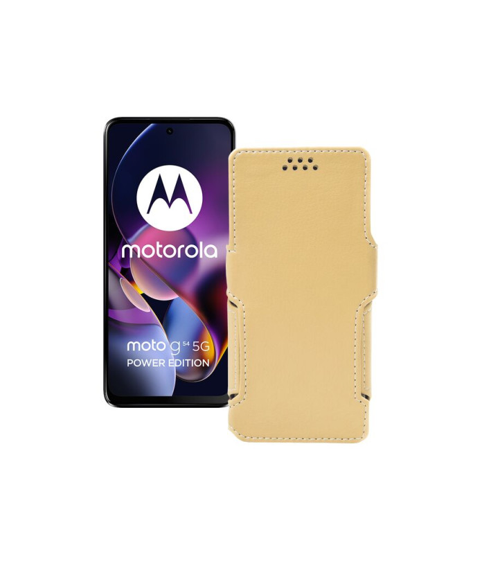 Чохол-книжка з екошкіри для телефону Motorola Moto G54 (5G)