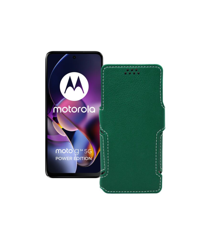 Чохол-книжка з екошкіри для телефону Motorola Moto G54 (5G)