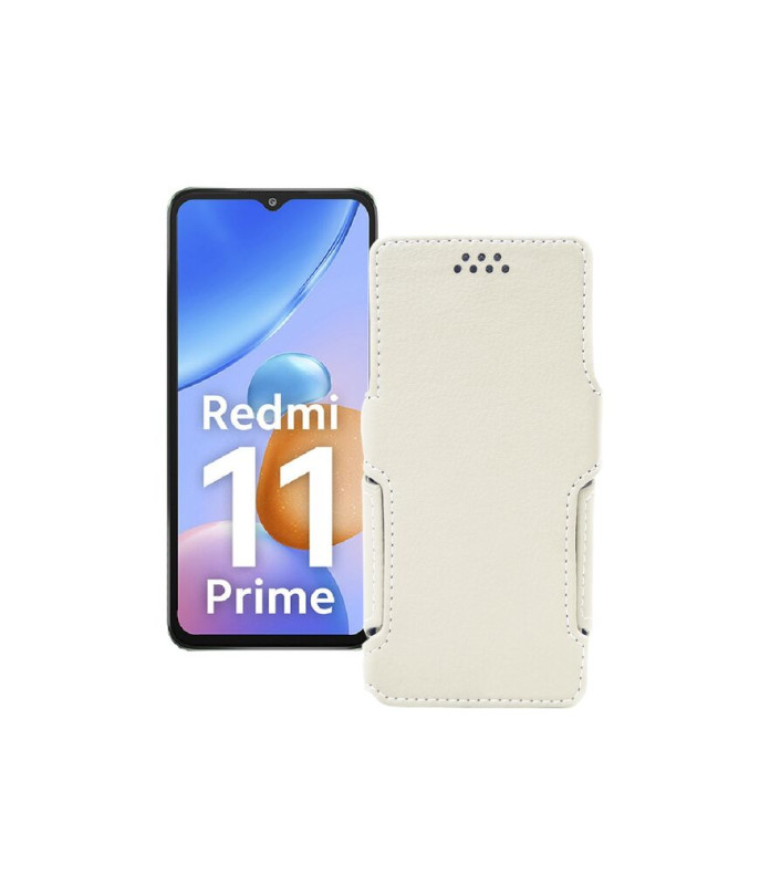 Чохол-книжка з екошкіри для телефону Xiaomi Redmi 11 Prime