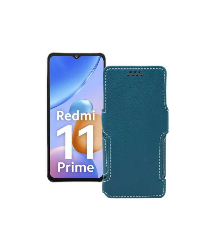 Чохол-книжка з екошкіри для телефону Xiaomi Redmi 11 Prime