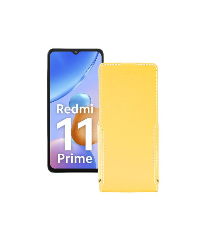 Чохол-флип з екошкіри для телефону Xiaomi Redmi 11 Prime