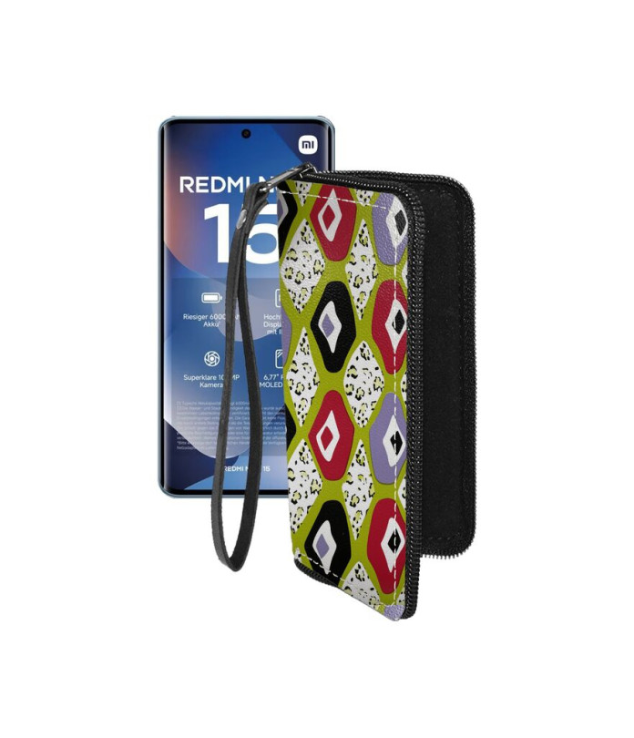 Чохол-гаманець з екошкіри для телефону Xiaomi Redmi Note 15 4G