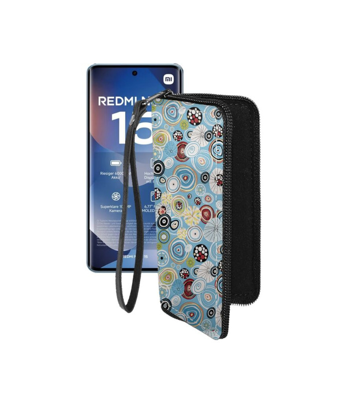 Чохол-гаманець з екошкіри для телефону Xiaomi Redmi Note 15 4G
