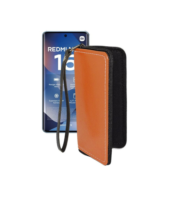 Чохол-гаманець з екошкіри для телефону Xiaomi Redmi Note 15 4G