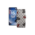 Чохол-книжка з екошкіри для телефону Xiaomi Redmi Note 15 4G