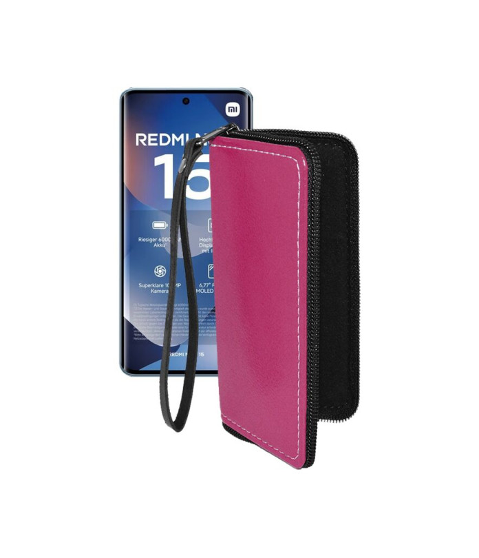 Чохол-гаманець з екошкіри для телефону Xiaomi Redmi Note 15 4G