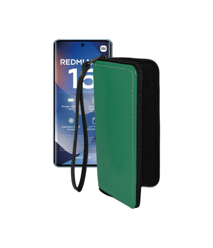 Чохол-гаманець з екошкіри для телефону Xiaomi Redmi Note 15 4G