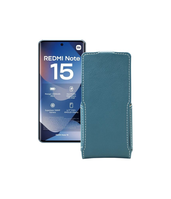 Чохол-флип з екошкіри для телефону Xiaomi Redmi Note 15 4G
