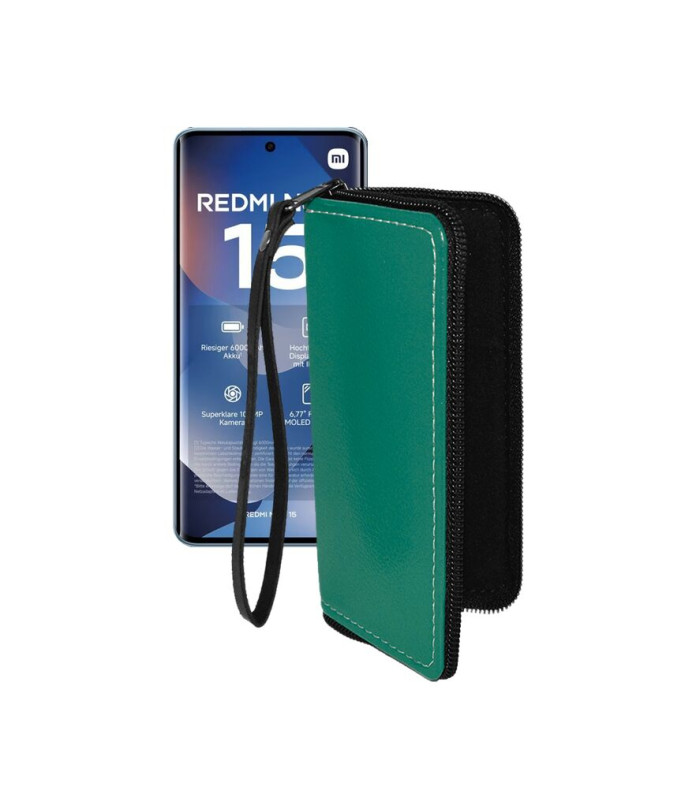Чохол-гаманець з екошкіри для телефону Xiaomi Redmi Note 15 4G