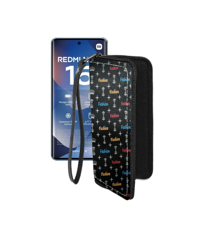 Чохол-гаманець з екошкіри для телефону Xiaomi Redmi Note 15 4G