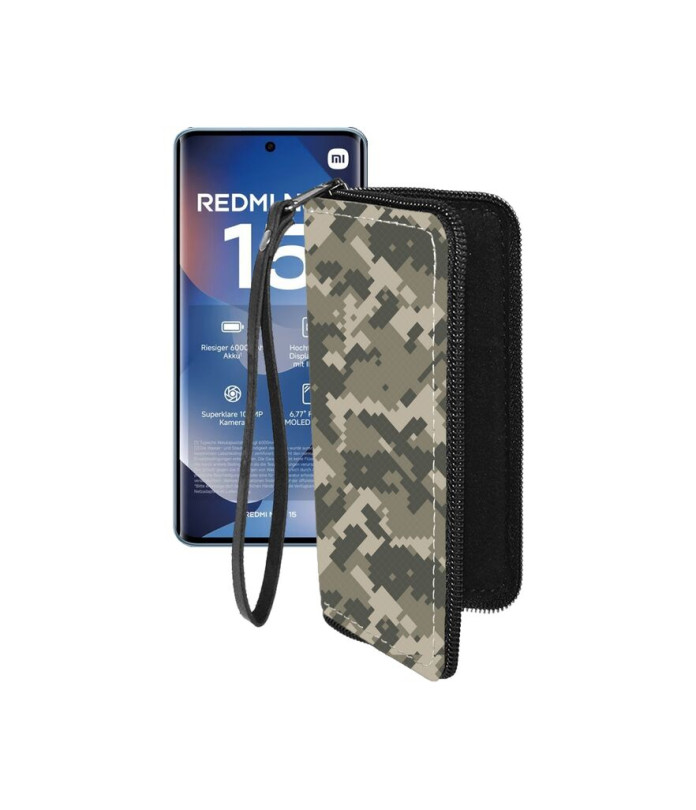 Чохол-гаманець з екошкіри для телефону Xiaomi Redmi Note 15 4G