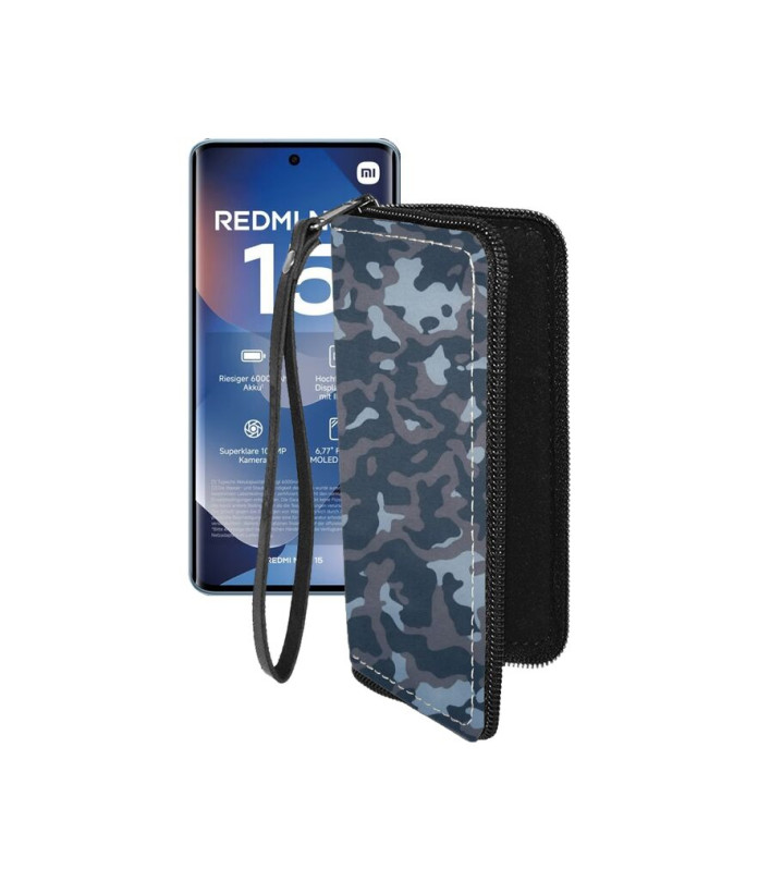 Чохол-гаманець з екошкіри для телефону Xiaomi Redmi Note 15 4G