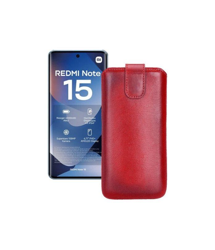 Витяжка зі шкіри для телефону Xiaomi Redmi Note 15 4G