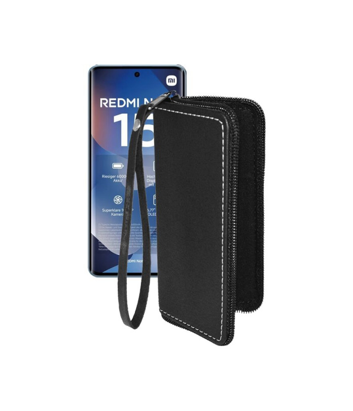 Чохол-гаманець з екошкіри для телефону Xiaomi Redmi Note 15 4G