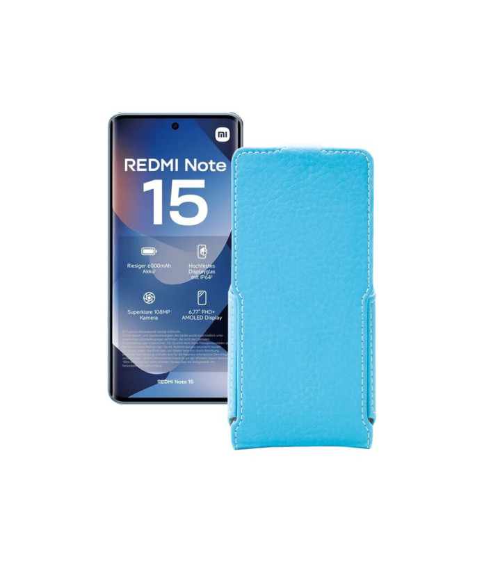 Чохол-флип з екошкіри для телефону Xiaomi Redmi Note 15 4G