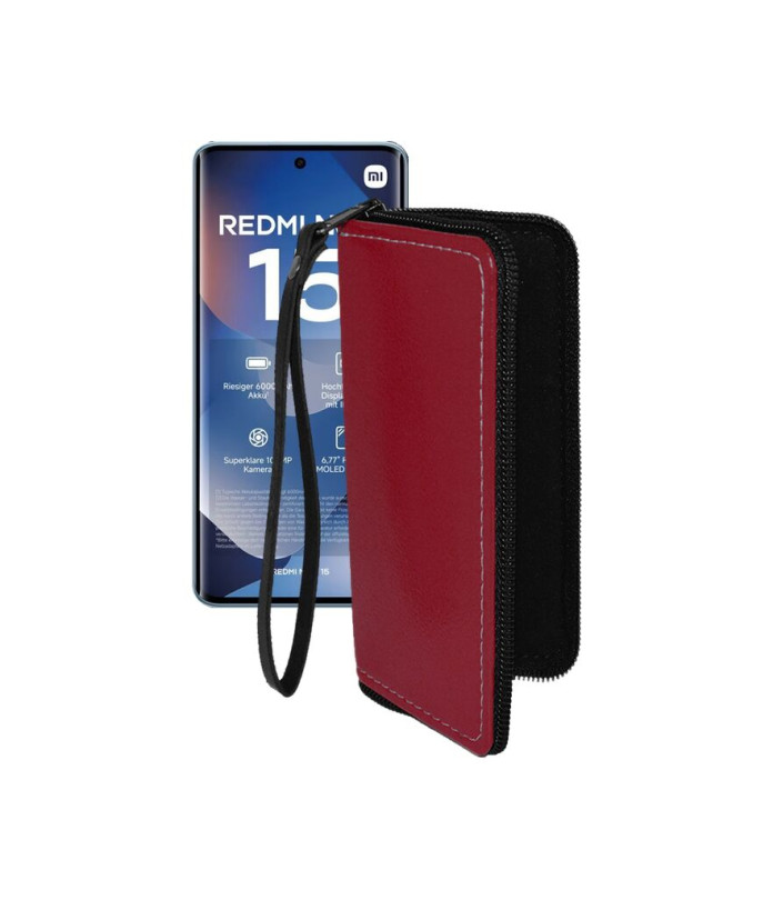 Чохол-гаманець з екошкіри для телефону Xiaomi Redmi Note 15 4G