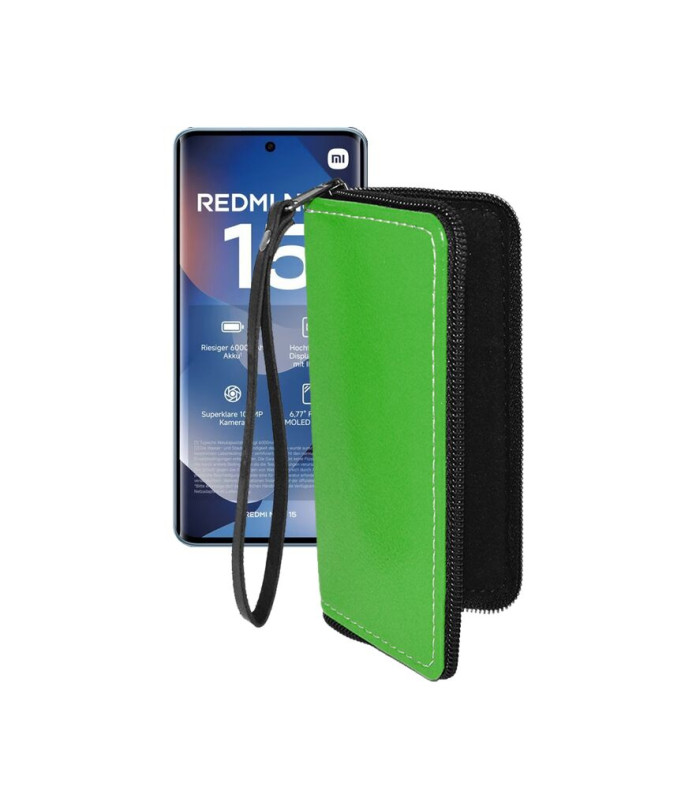 Чохол-гаманець з екошкіри для телефону Xiaomi Redmi Note 15 4G