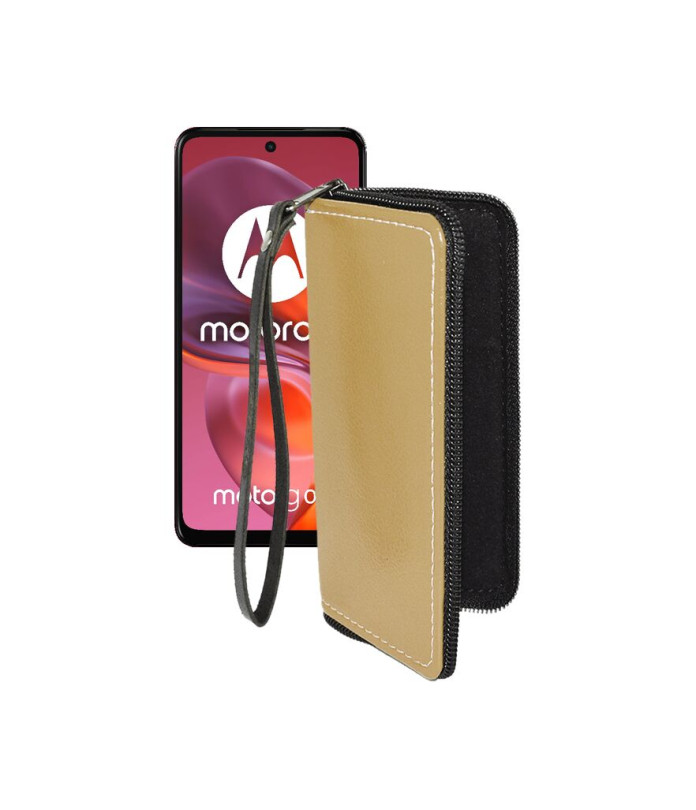 Чохол-гаманець з екошкіри для телефону Motorola Moto G05