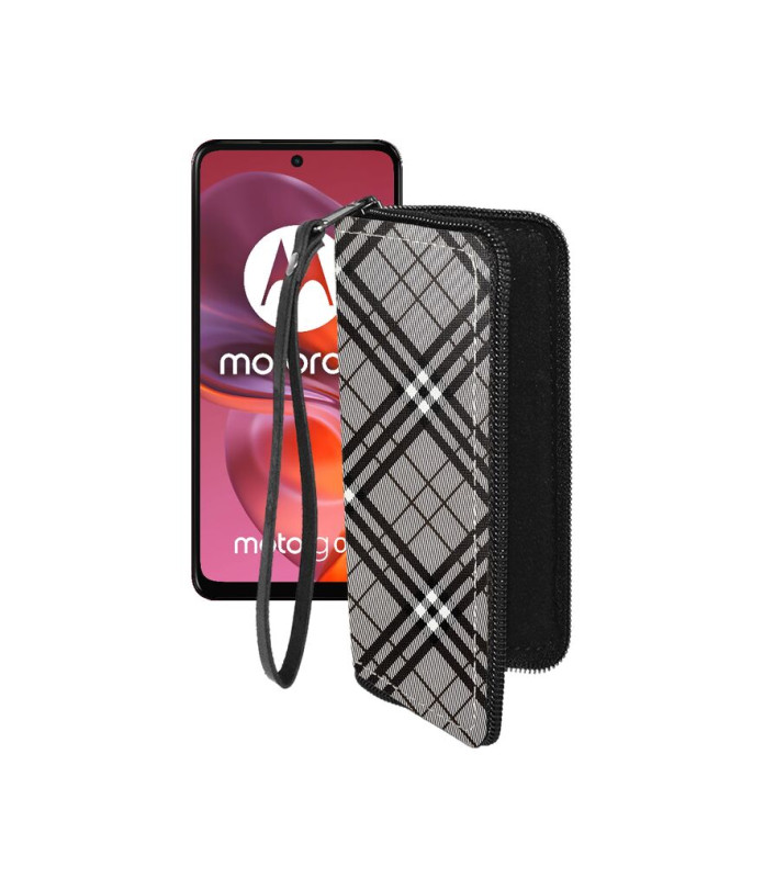 Чохол-гаманець з екошкіри для телефону Motorola Moto G05