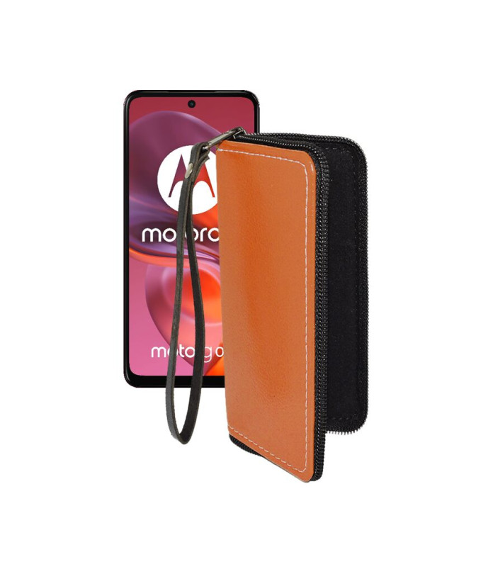 Чохол-гаманець з екошкіри для телефону Motorola Moto G05