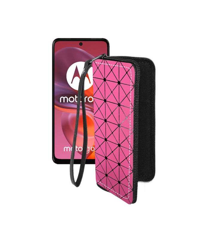 Чохол-гаманець з екошкіри для телефону Motorola Moto G05