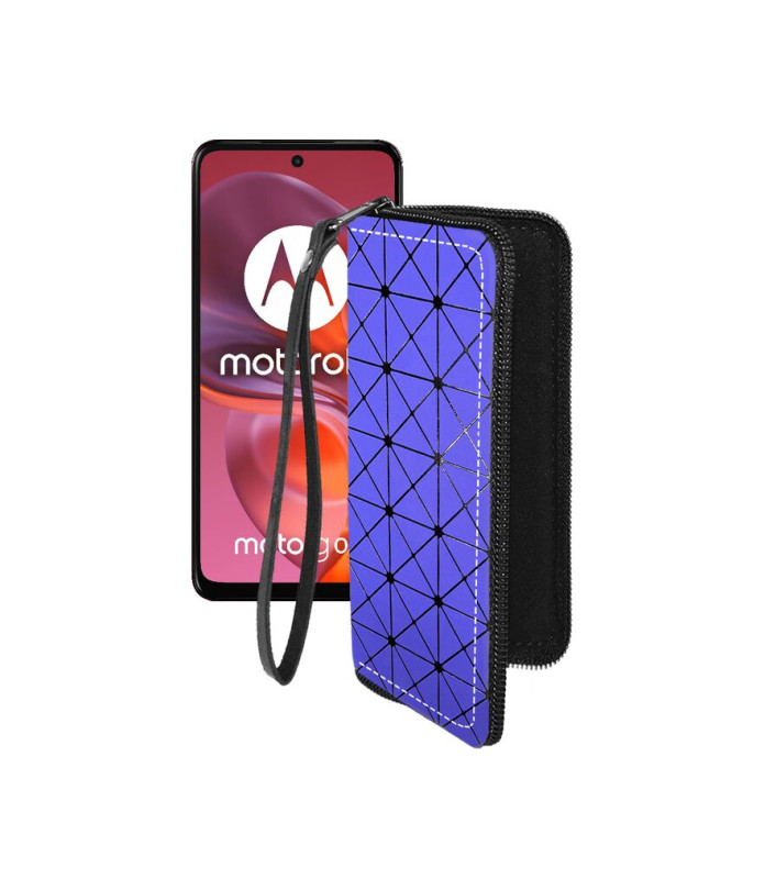 Чохол-гаманець з екошкіри для телефону Motorola Moto G05