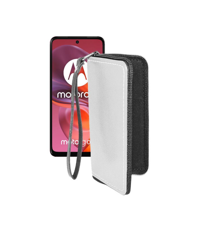 Чохол-гаманець з екошкіри для телефону Motorola Moto G05
