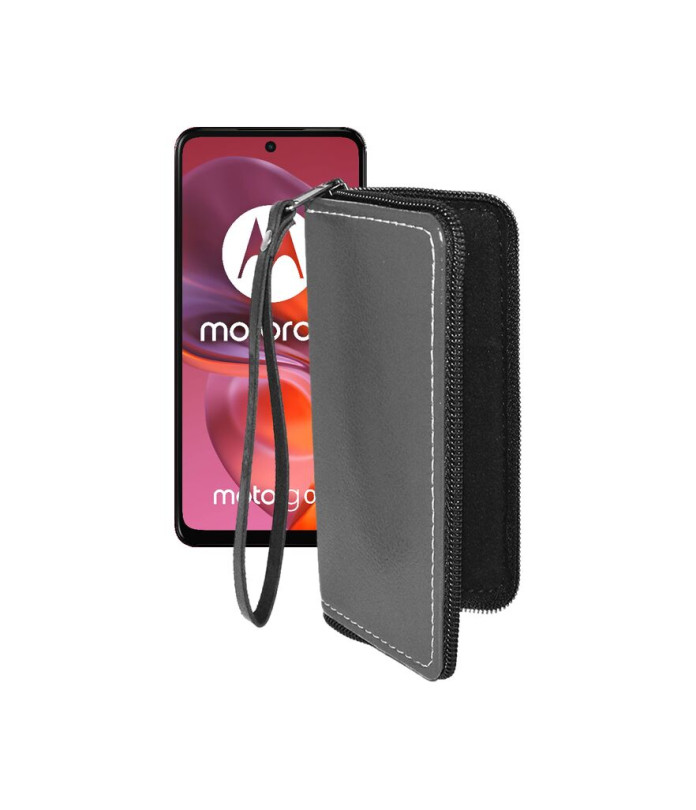 Чохол-гаманець з екошкіри для телефону Motorola Moto G05