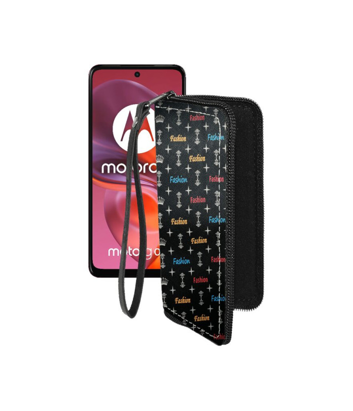 Чохол-гаманець з екошкіри для телефону Motorola Moto G05