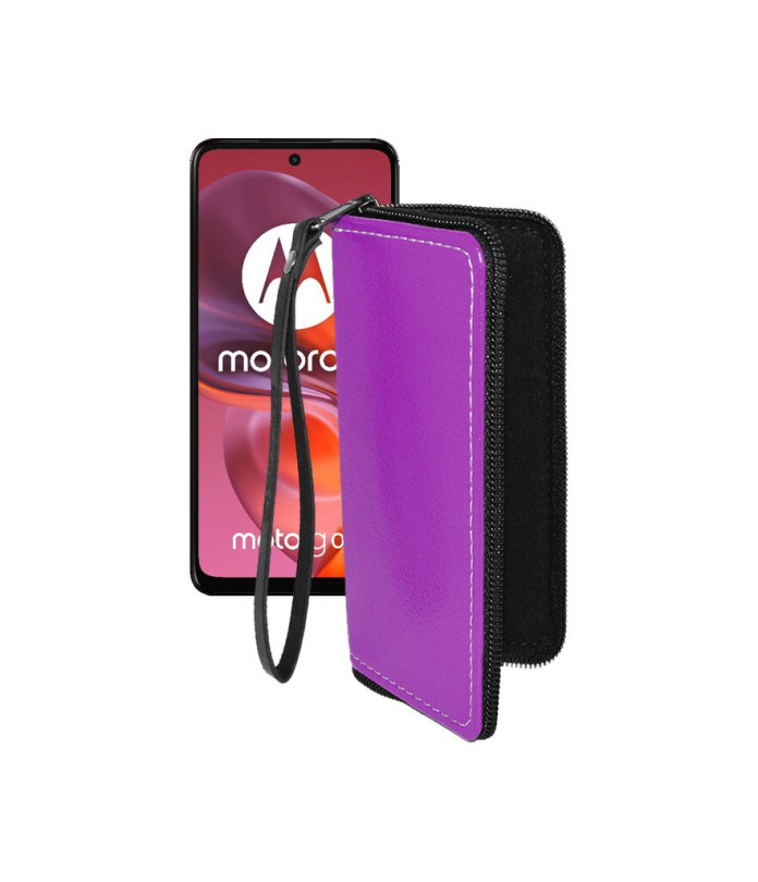 Чохол-гаманець з екошкіри для телефону Motorola Moto G05