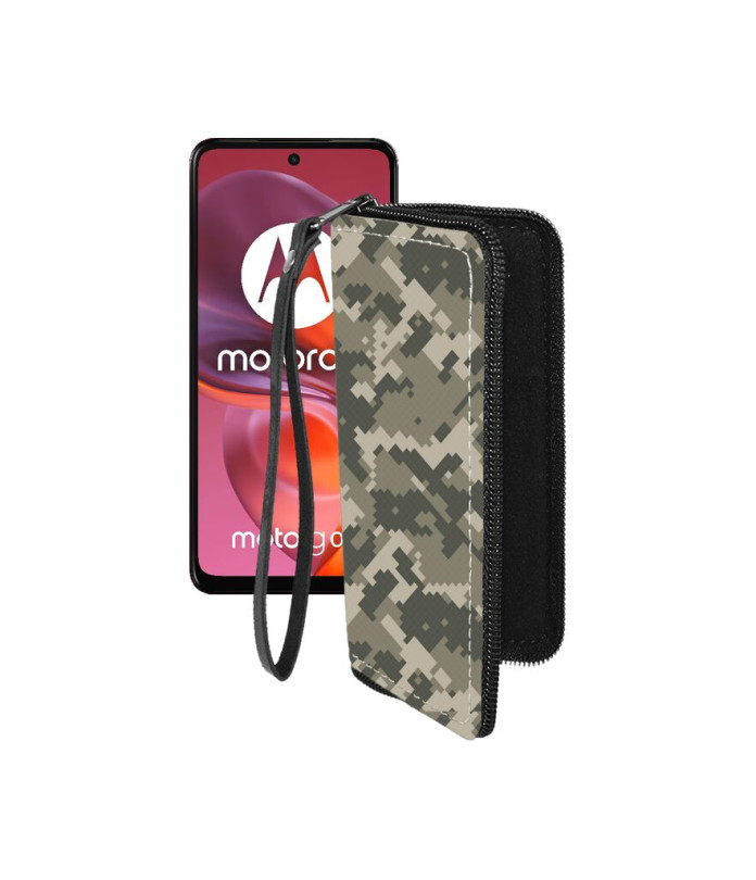Чохол-гаманець з екошкіри для телефону Motorola Moto G05