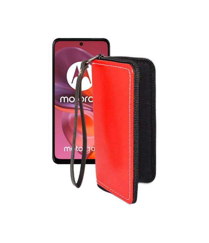 Чохол-гаманець з екошкіри для телефону Motorola Moto G05