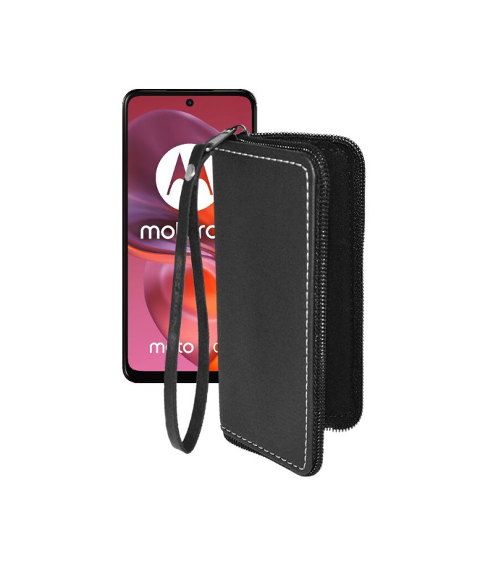 Чохол-гаманець з екошкіри для телефону Motorola Moto G05