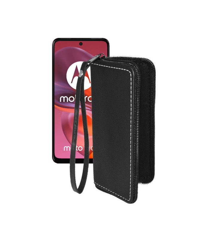 Чохол-гаманець з екошкіри для телефону Motorola Moto G05