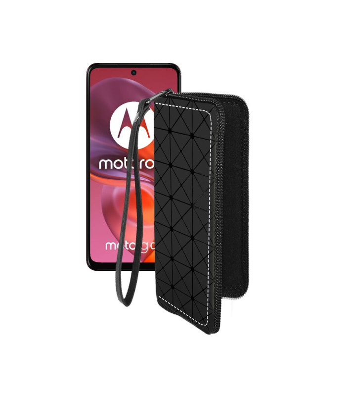 Чохол-гаманець з екошкіри для телефону Motorola Moto G05