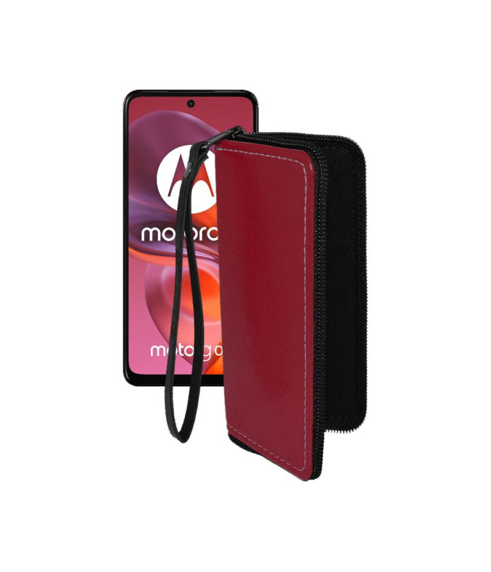 Чохол-гаманець з екошкіри для телефону Motorola Moto G05