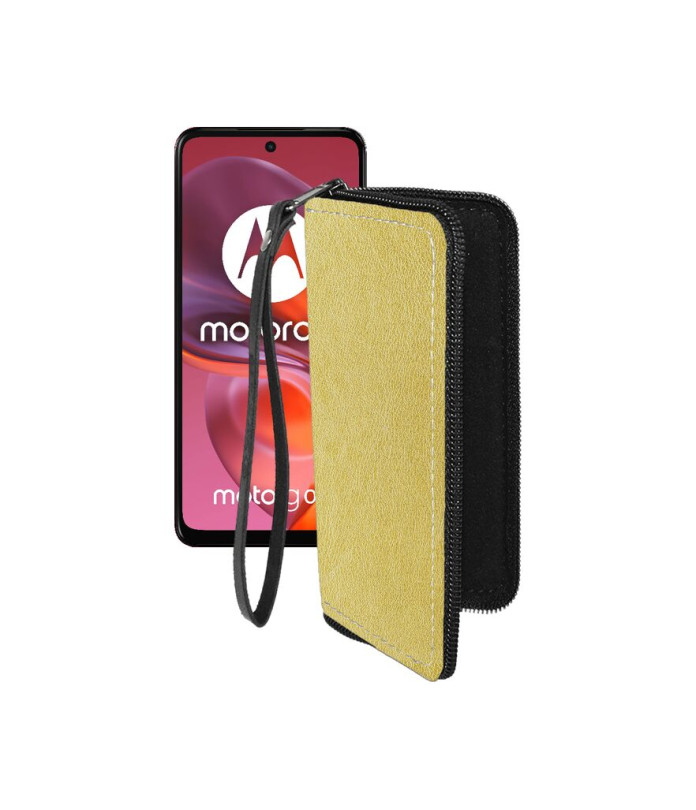 Чохол-гаманець з екошкіри для телефону Motorola Moto G05