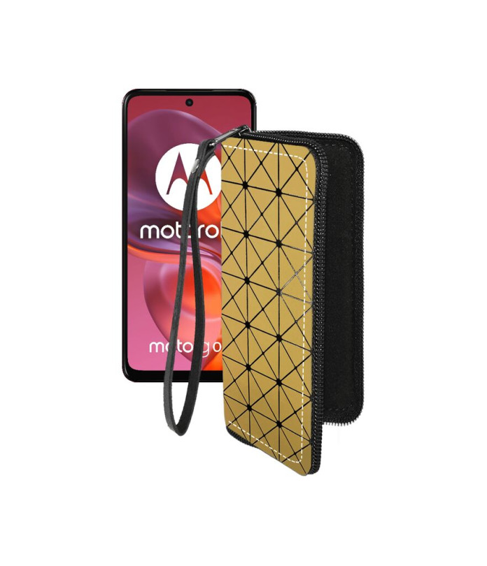 Чохол-гаманець з екошкіри для телефону Motorola Moto G05
