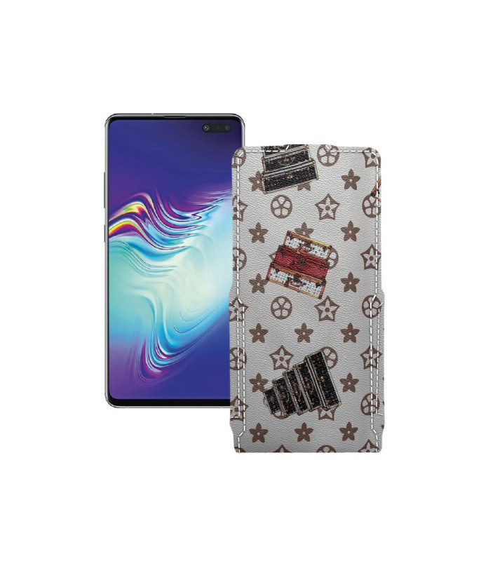 Чохол-флип з екошкіри для телефону Samsung Galaxy S10 5G (G977)