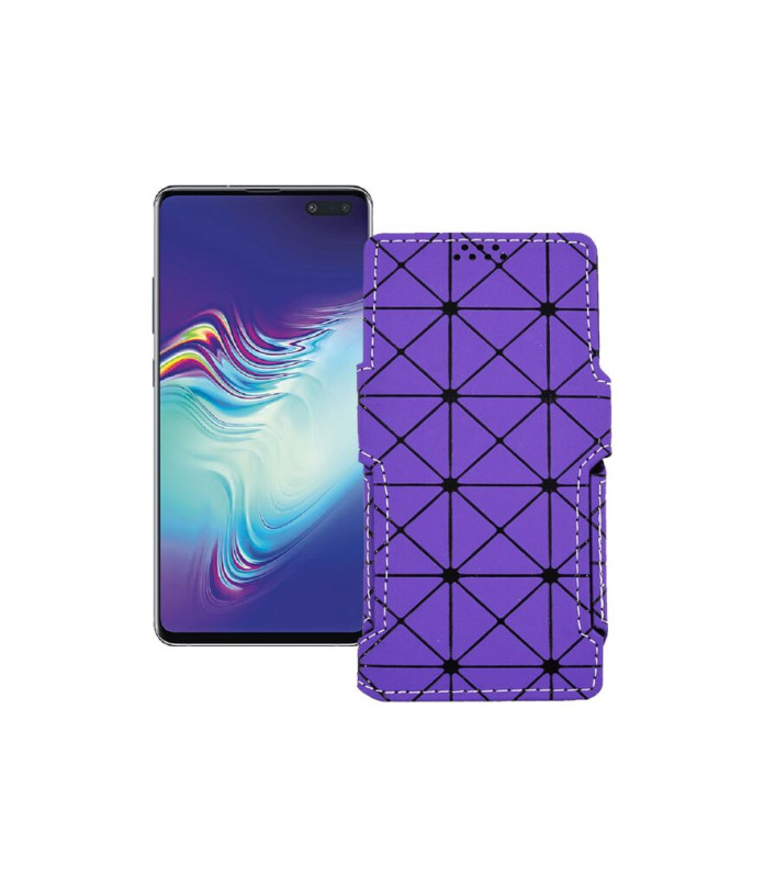 Чохол-книжка з екошкіри для телефону Samsung Galaxy S10 5G (G977)