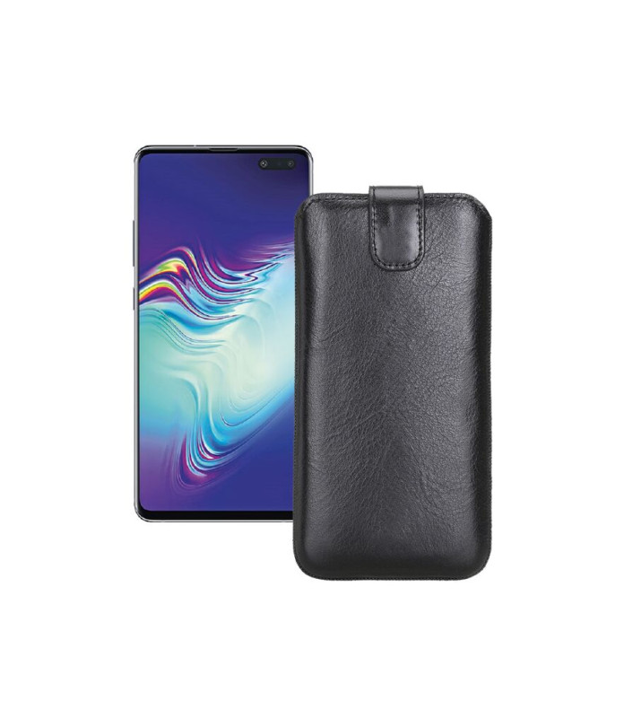 Витяжка з екошкіри для телефону Samsung Galaxy S10 5G (G977)