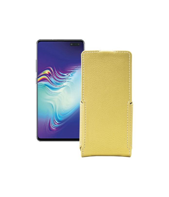 Чохол-флип з екошкіри для телефону Samsung Galaxy S10 5G (G977)