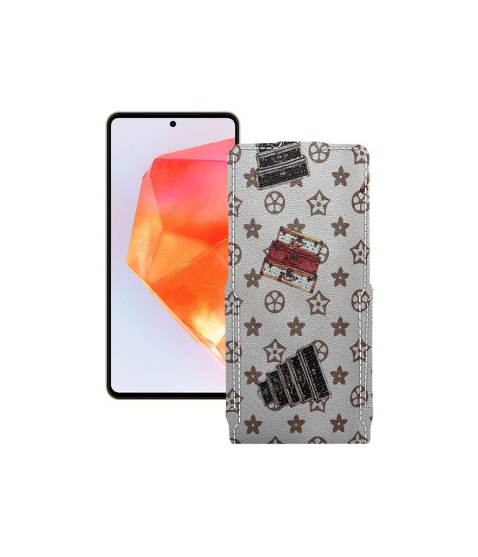 Чохол-флип з екошкіри для телефону Samsung Galaxy F55 (F556)