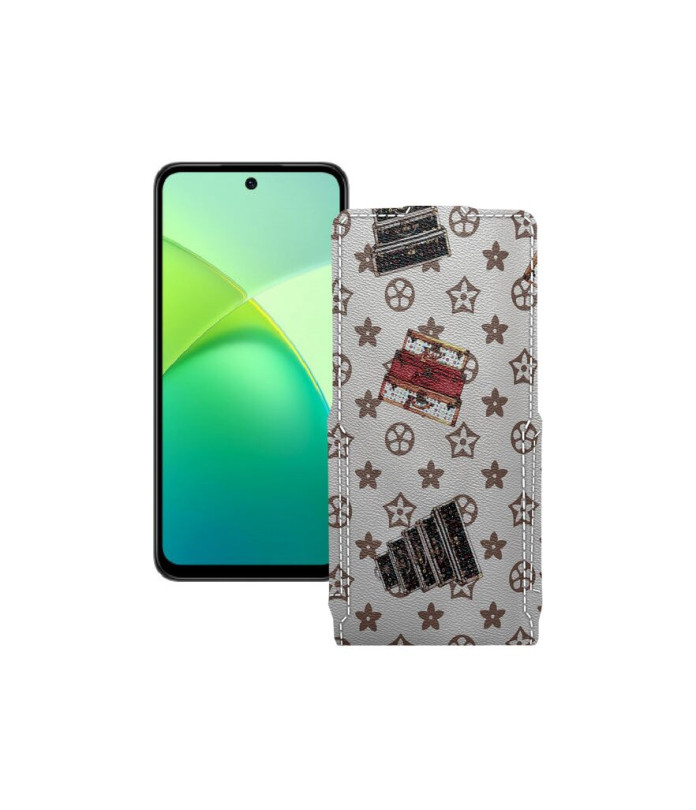 Чохол-флип з екошкіри для телефону Infinix Smart 10 Plus