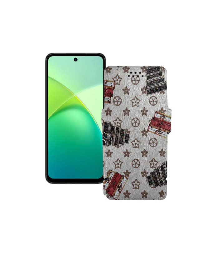 Чохол-книжка з екошкіри для телефону Infinix Smart 10 Plus