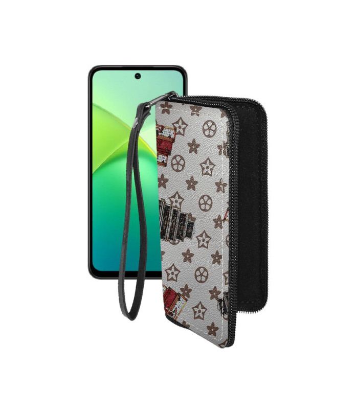 Чохол-гаманець з екошкіри для телефону Infinix Smart 10 Plus