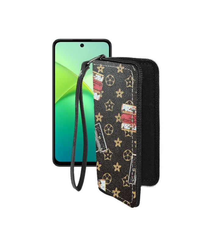 Чохол-гаманець з екошкіри для телефону Infinix Smart 10 Plus