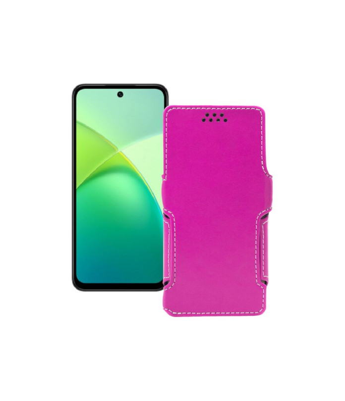 Чохол-книжка з екошкіри для телефону Infinix Smart 10 Plus