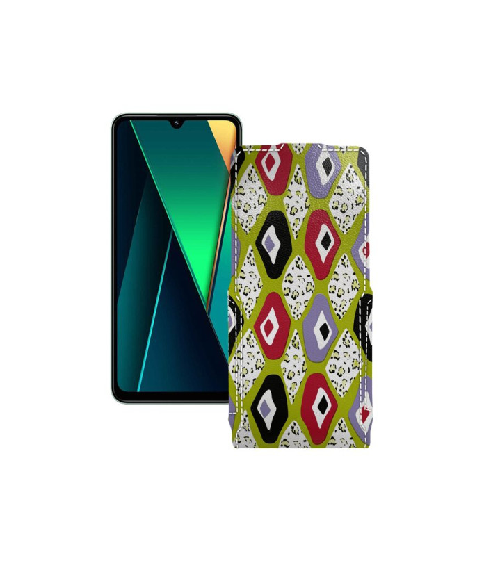 Чохол-флип з екошкіри для телефону Xiaomi Poco C75